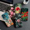 Cover for Samsung Galaxy S22 S21 S20 Fe Ultra S9 Plus + A13 A22 M21 M31 M55 M15 Phone Case Peony Rose Poppys Flower Bloom