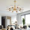 Modern Scandinavian Chandelier for Kitchen Glass Ball Pendant Light Minimalist Creative Gold Ceiling Lamp Dining Chandeliers