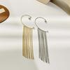Tassel Ear Cuff Clip Earrings Geometric C Shape Ear Clip Without Ear Hole Earrings No Pierce Party Wedding Jewelry