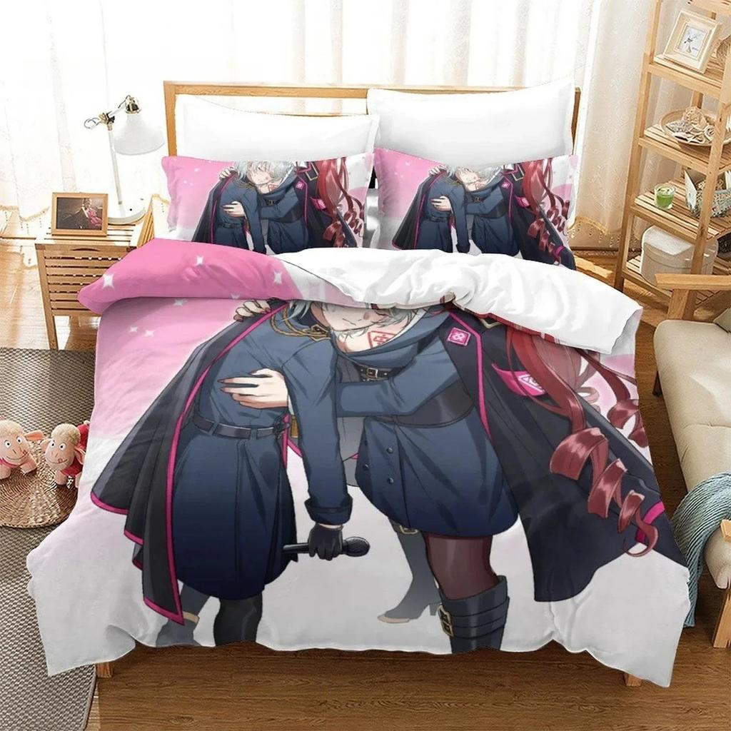 Hypnosis Mic Division Rap Battle Rhyme Anima Bedding Set Single Twin Full Queen King Size Bed Set Kid Bedroom Duvet cover Sets