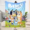 Bluey Family Adventure Blanket Soft & Cozy Perfect for Sofa Picnics Chair All-Season Use Digital Print Unique Gift for Family and Friends Camping