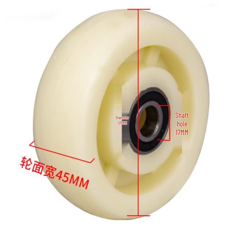 Haistik HKZ-22 6-inch Heavy-Duty Industrial Nylon Caster Wheel