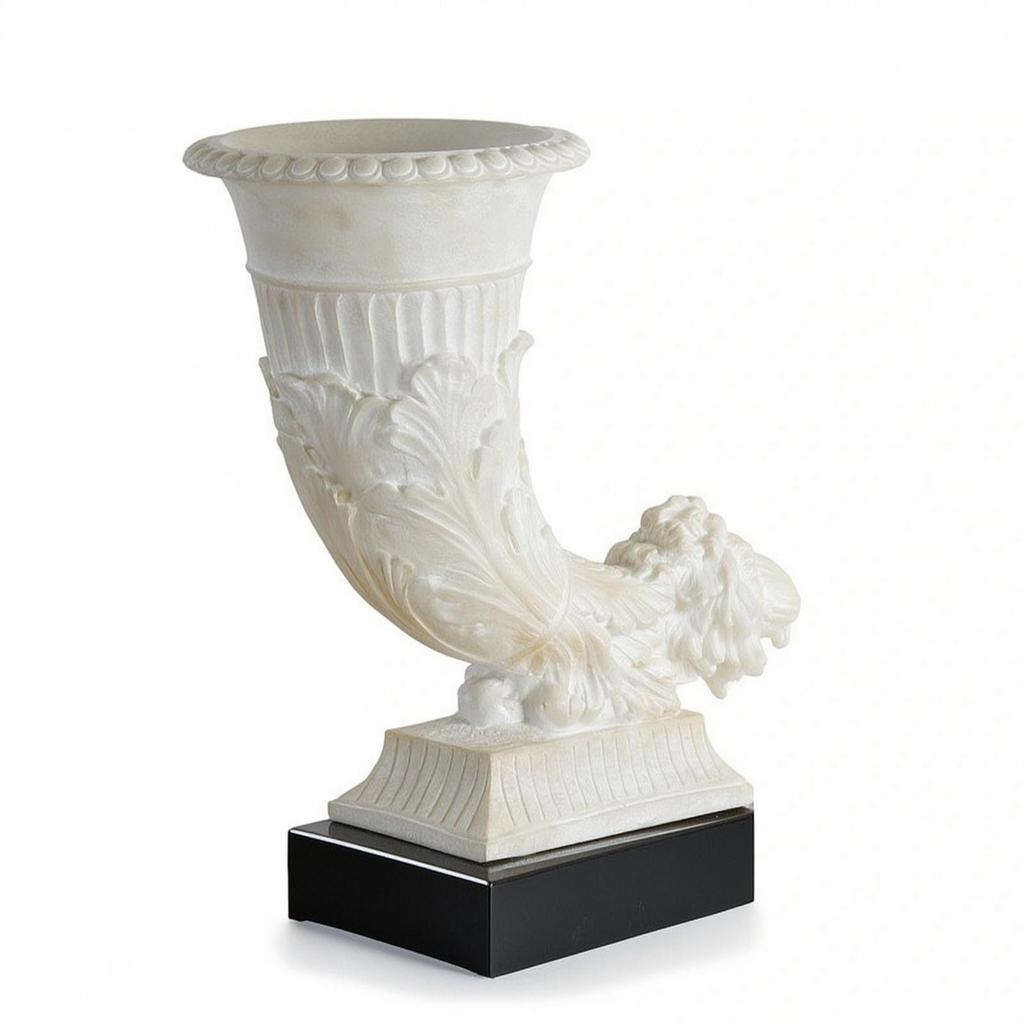 Decorative Vase Antique Style Sculptural Classical Urn for Home Decor