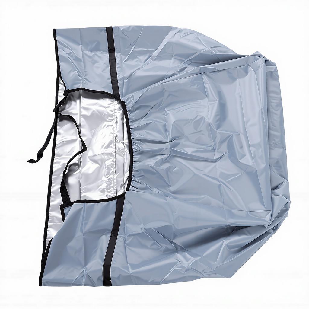 Outboard Motor Dust Cover Water and Sun Proof Outdoor Marine Engine Protector Cover Fit 50 115 Horsepower Motor
