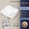 Leak-Proof 316L Stainless Steel Lunch Box: Large-Capacity Portable Bento for Students and Outdoor Use