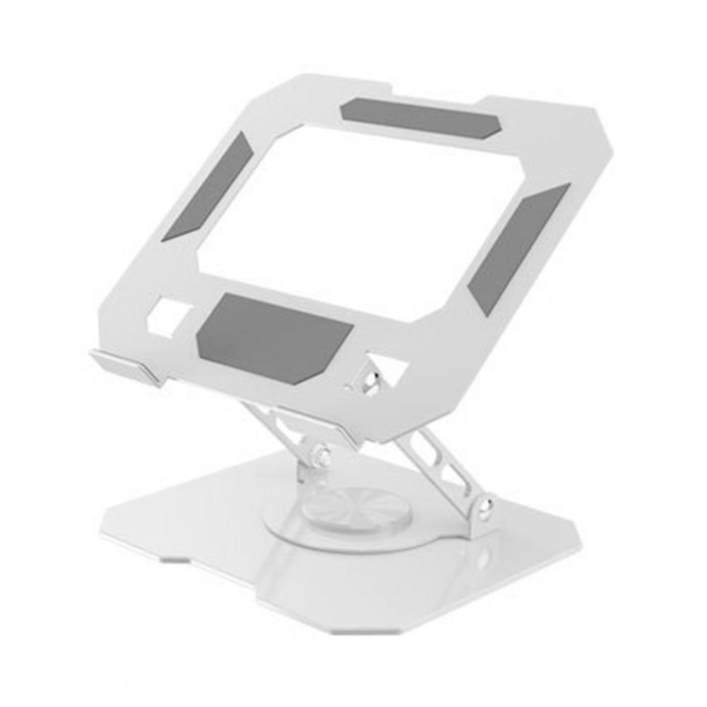 Sturdy Laptop Stand 360-degree Rotation Laptop Stand with Adjustable Height Angle Sturdy Construction Foldable Design for Work