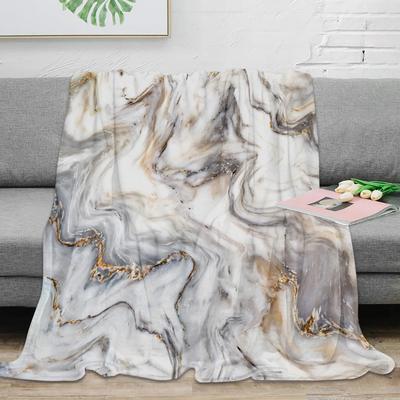 Soyut Mermer Dokulu Battaniye Sıcak Mikrofiber Flanel Battaniye Yatak Odası Dekorasyonu Yataklar İçin Battaniyeler