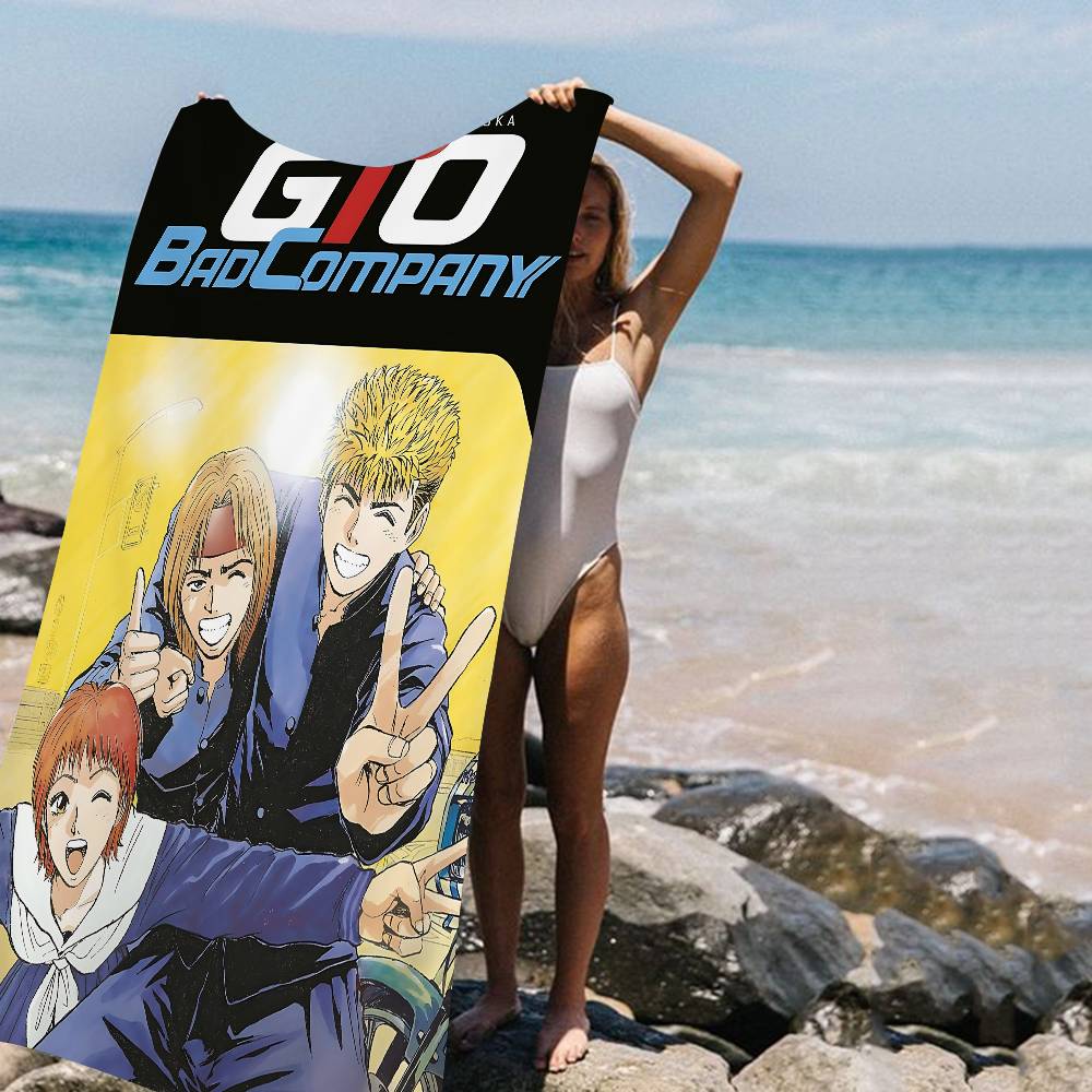 

Classic Vintage Anime GTO Big Microfiber Beach Towels Quick Dry Towel Sand Beach Towels Pool Towel For Travel Swim Pool Yoga W40*H60(CM)