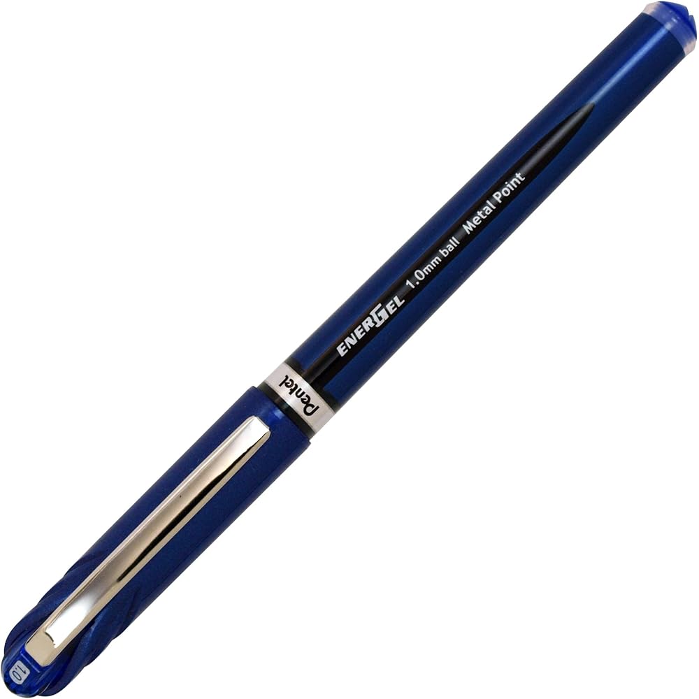 Pentel Gel Ink Ballpoint Pen Energel Euro 1.0mm Blue Shaft Blue Ink BL30-C