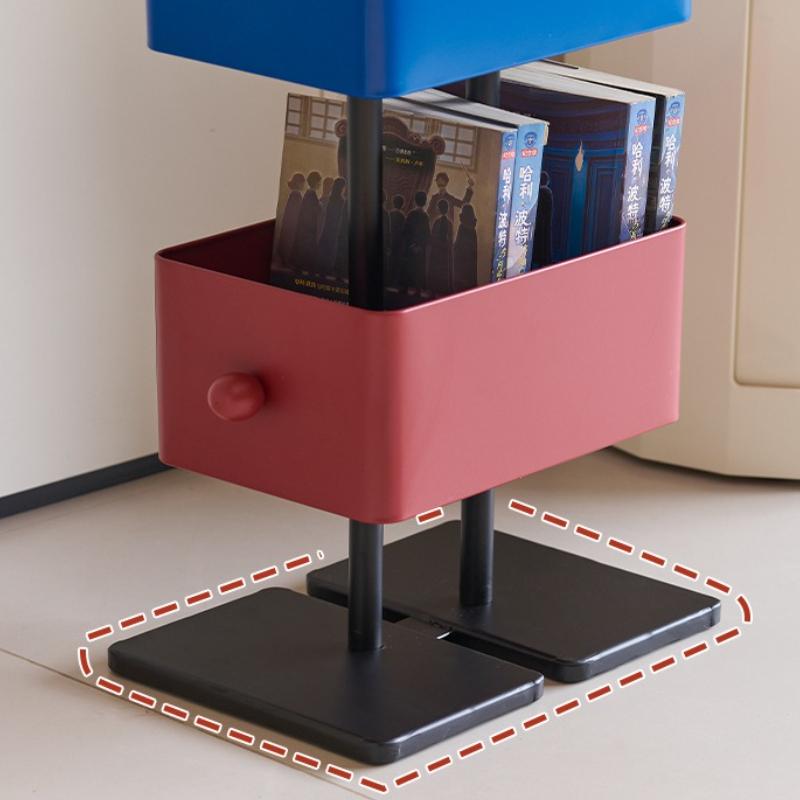 Robot Book Shelf Multi-layer Household Children Book Shelves Bedroom Wrought Iron Magazine Rack Multifunction Organizers Shelf