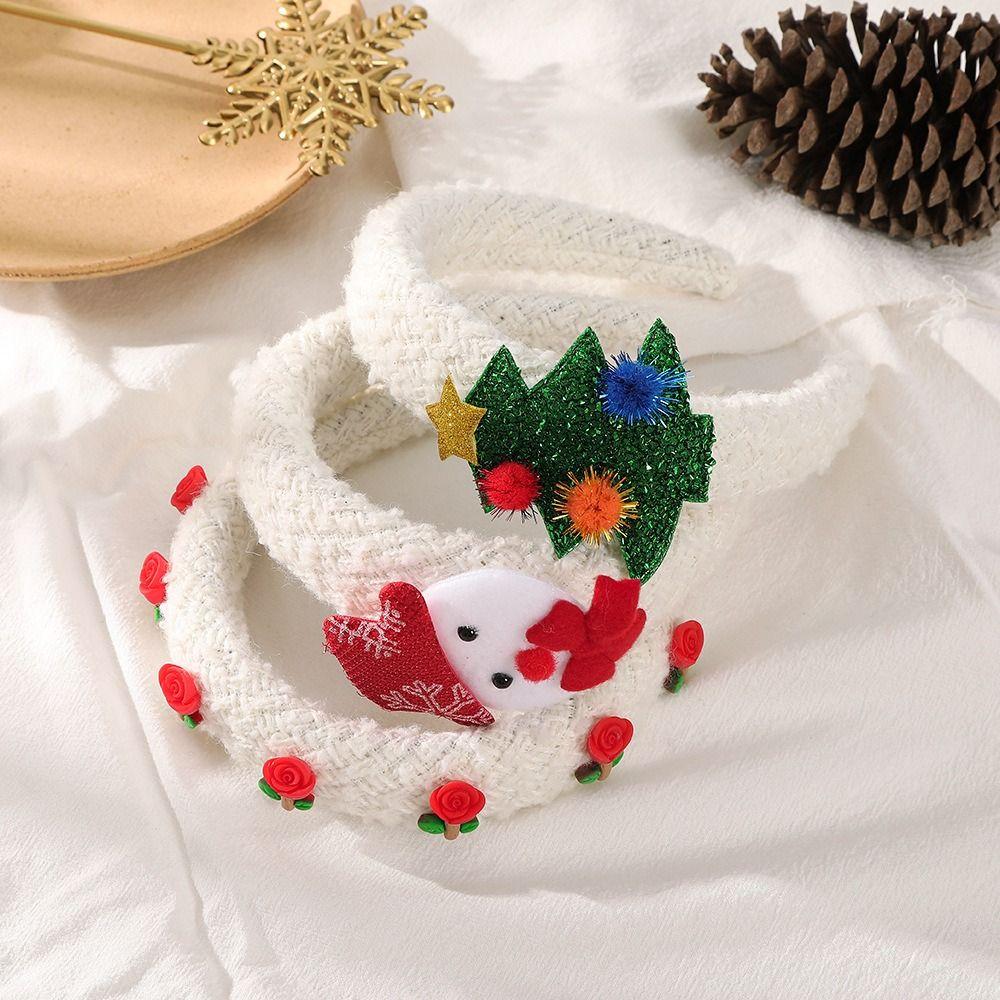 Merry Chritmas Santa Claus Hair Hoop Xmas Antler Hair Hoop Christmas Headband  Costume Prop