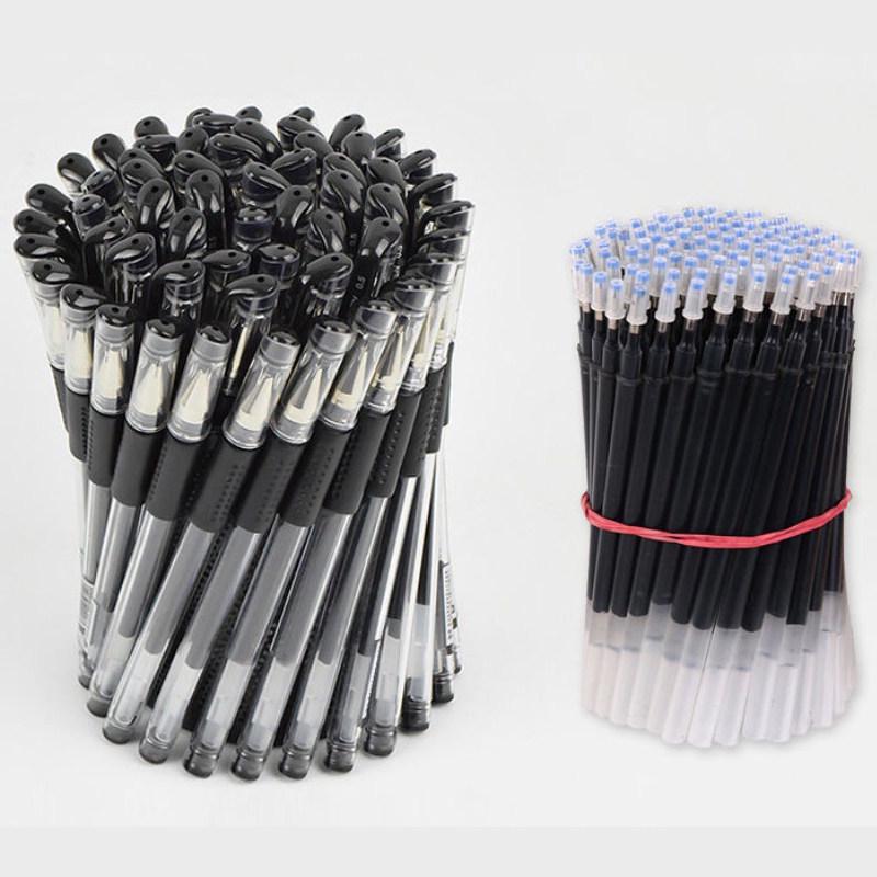 0.5mm Black Bullet Tip Water-Based Neutral Pen for Students and Office Use