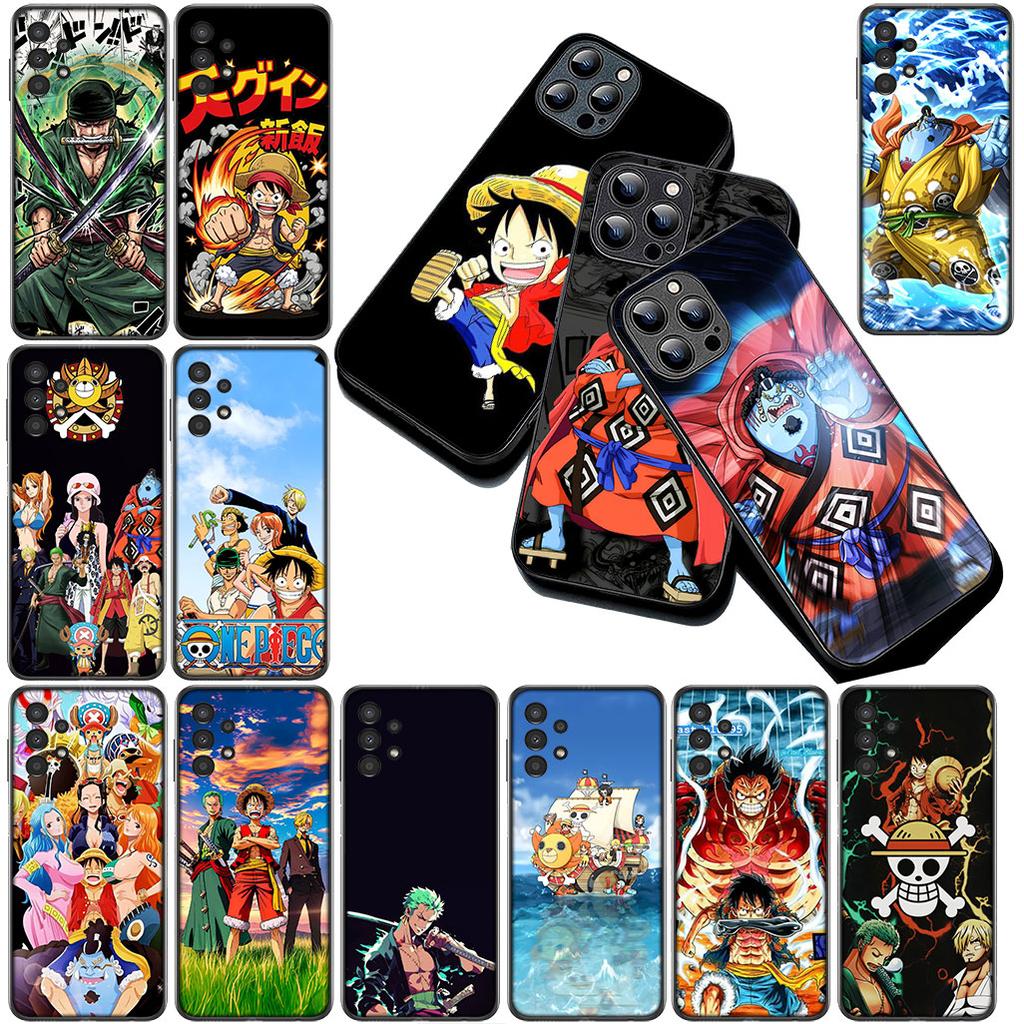 for Samsung Galaxy S20 S22 S21 FE Ultra Plus A07 A17 A15 A16 A25 A57 A37 Phone Case One Pieces Luffy Roronoa Zoro Jinbe Sanji