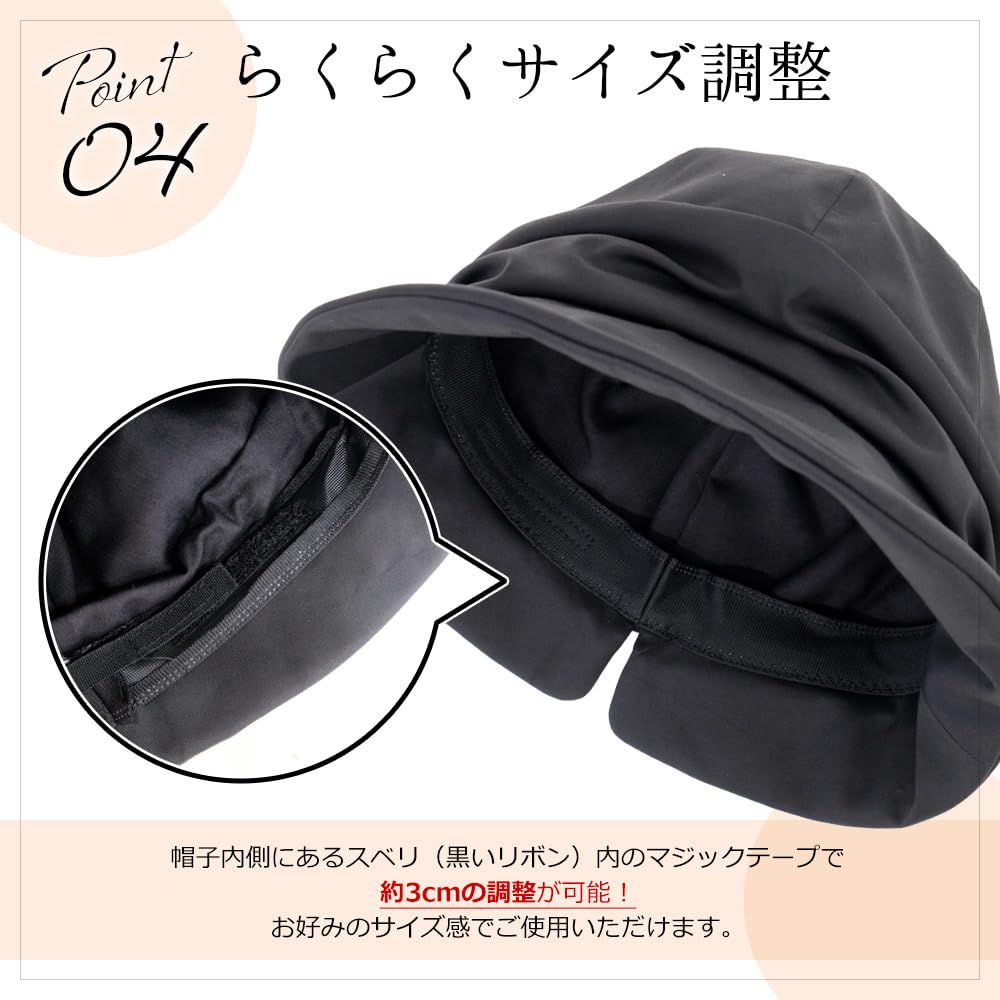 BEEL Wide Brim Veil Deep Slimming UV Sun Solid Outing Women's Hat, Beige, Brim, Face, Protection, Protection, Color, Spring/Summer, Casual, Stylish,