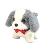 Kids Electric Plush Dog Toy Interactive Barking Nodding Movable Tail Walking Puppy Plushie Toddlers Educational Simulation Stuffed Animal Toy