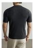 Men's Wool Mulberry Silk Knit Short Sleeve T-shirt - 2026 Spring Fashion