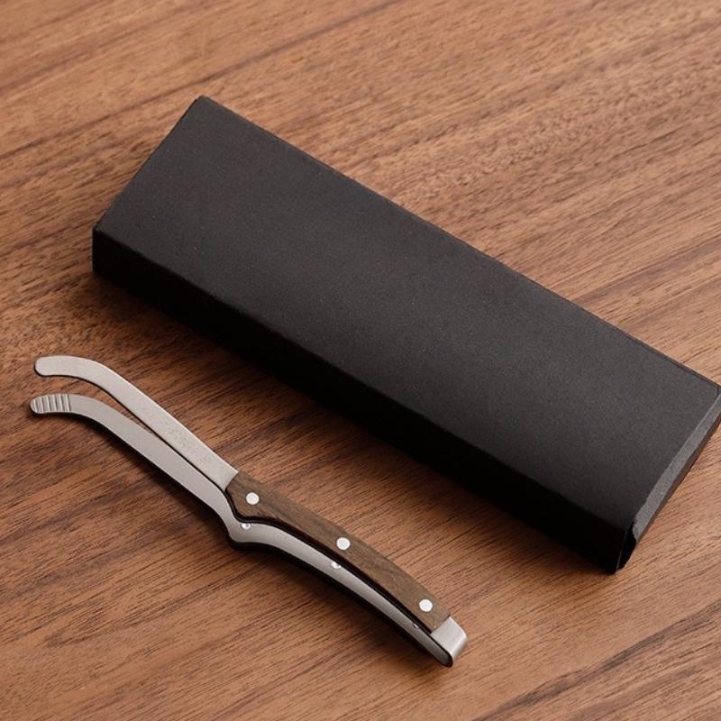 

Chinese Style Pure Titanium Tea Tongs Teaware Gongfu Tea Set Accessories with Wood Handle for Tea Ceremony Filter Strainer Clip