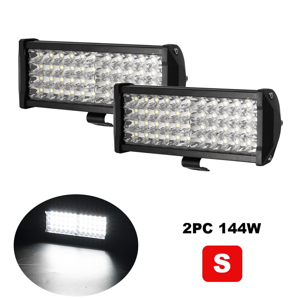 Car Work Light LED Offroad Headlight 4x4 Spotlights Fog Lamp Diode Trucks Excavator Light Bar 12V For Tractor Boat SUV ATV