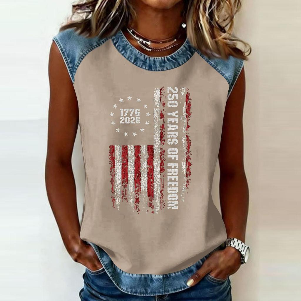Camiseta informal de manga larga para mujer con cuello redondo y estampado