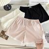 Ladies Summer Lace Loose Ice Silk Anti Go Out of Home Can Wear Leggings