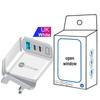 58W Dual Fast Charger with 2PD + QC3.0 - Compatible with EU, US, UK, KR, AU Standards