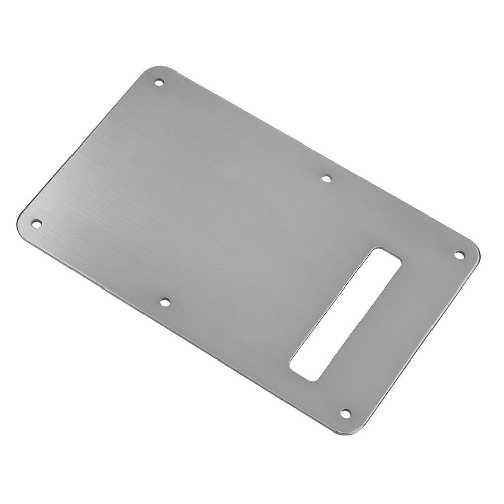 Pickguard Tremolo Cavity Cover Back Plate for ST Electric Guitar (Silver)