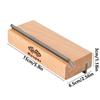 Guitar Fret Edge File | Fret Leveling File Base 35/90 Degree Fret End Chamfer File - 2-in-1 Wood Cutting Edge Tool for Fret End Dressing - Luthier's T