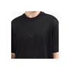 Emporio Armani Clubwear Capsule Collection Plain Knit Crew Neck Short Sleeve T-Shirt Men Tops Black EM001493-AF10017-UC001