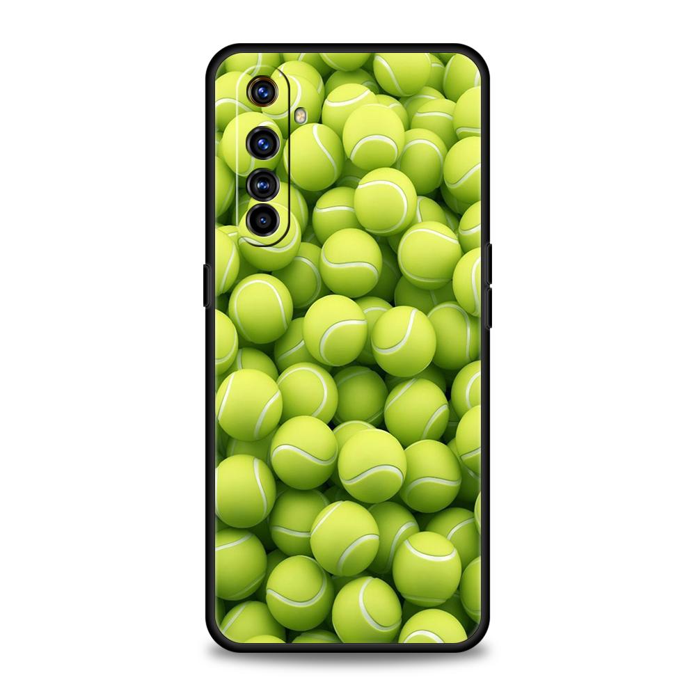 Tennis Sport Soft TPU For Realme 10 11 8i 9i 9 Pro Plus GT2 C3 6 7 8 Pro C21 C11 C25 C35 Pro 5G Shockproof Phone Cover Capas Bag