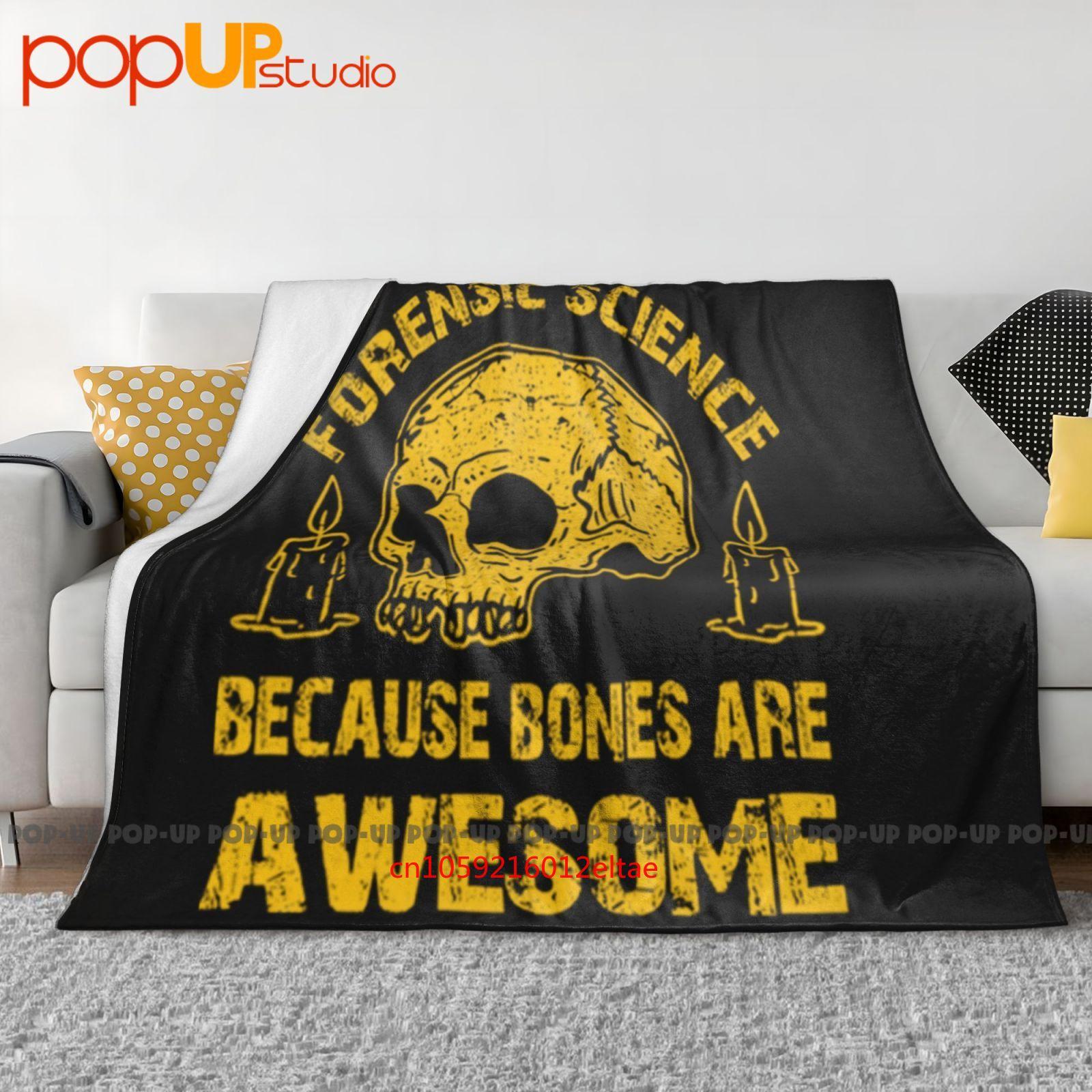 Forensic Science Bones Archaeologist Anthropology Ultra-Soft Blanket Quilt Winter Sofa Cover Bed Covers Size: 75*100cm, Weight: 230 GSM