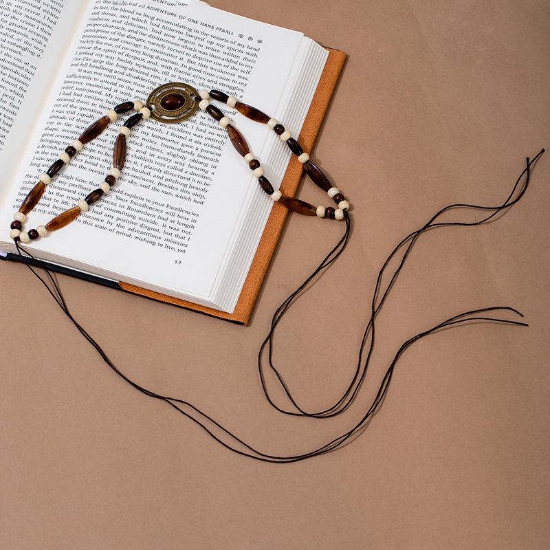 Bohemian Tassel Woven Belt - Women's Casual Exotic Korean Style Waist Ornament