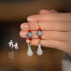 Elegant Ebony Flower Hairpin for Women – Ancient Style, High-End Feel, Simple Chinese Design, Perfect for Daily Use.