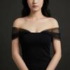 Detachable Mesh Off Shoulder Sleeves Loose Sheer Arm Covers Bridal Wedding Arm Covers  Evening Gown