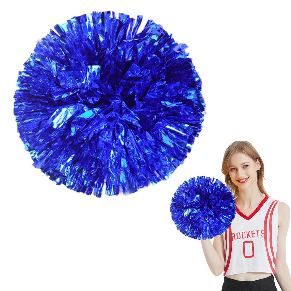 1pc Cheerleading Pom Poms Colorful Crinkle Balls Girls Kids Finger Cheer Balls Dance Cheerleading Accessories