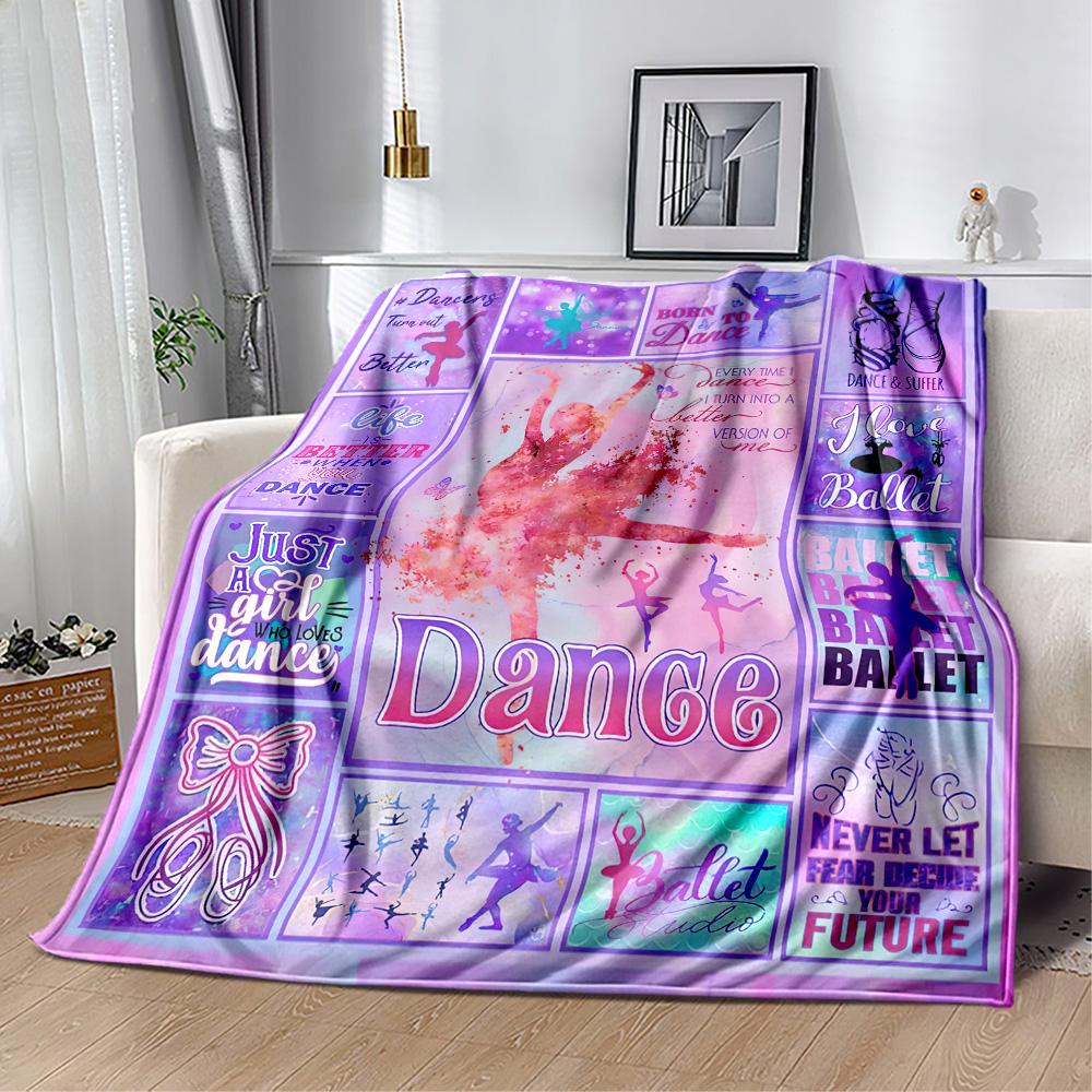 Dance Dreams In Motion Blankets Are Suitable for Living Rooms, Bedrooms, Camping, and Other Places, Making Them an Ideal Choice for Gifts.