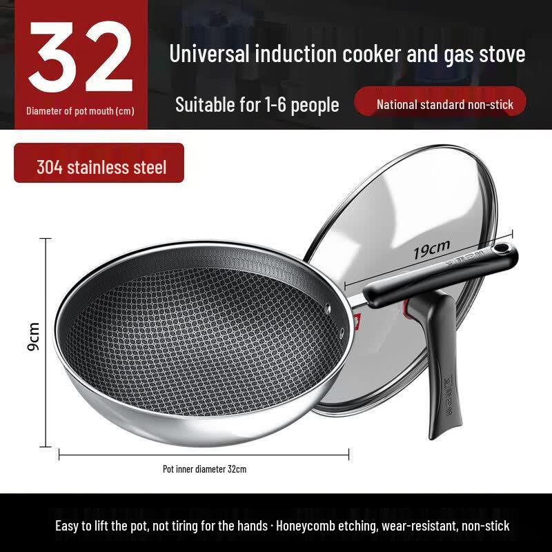 KOBACH Honeycomb Non-Stick Wok