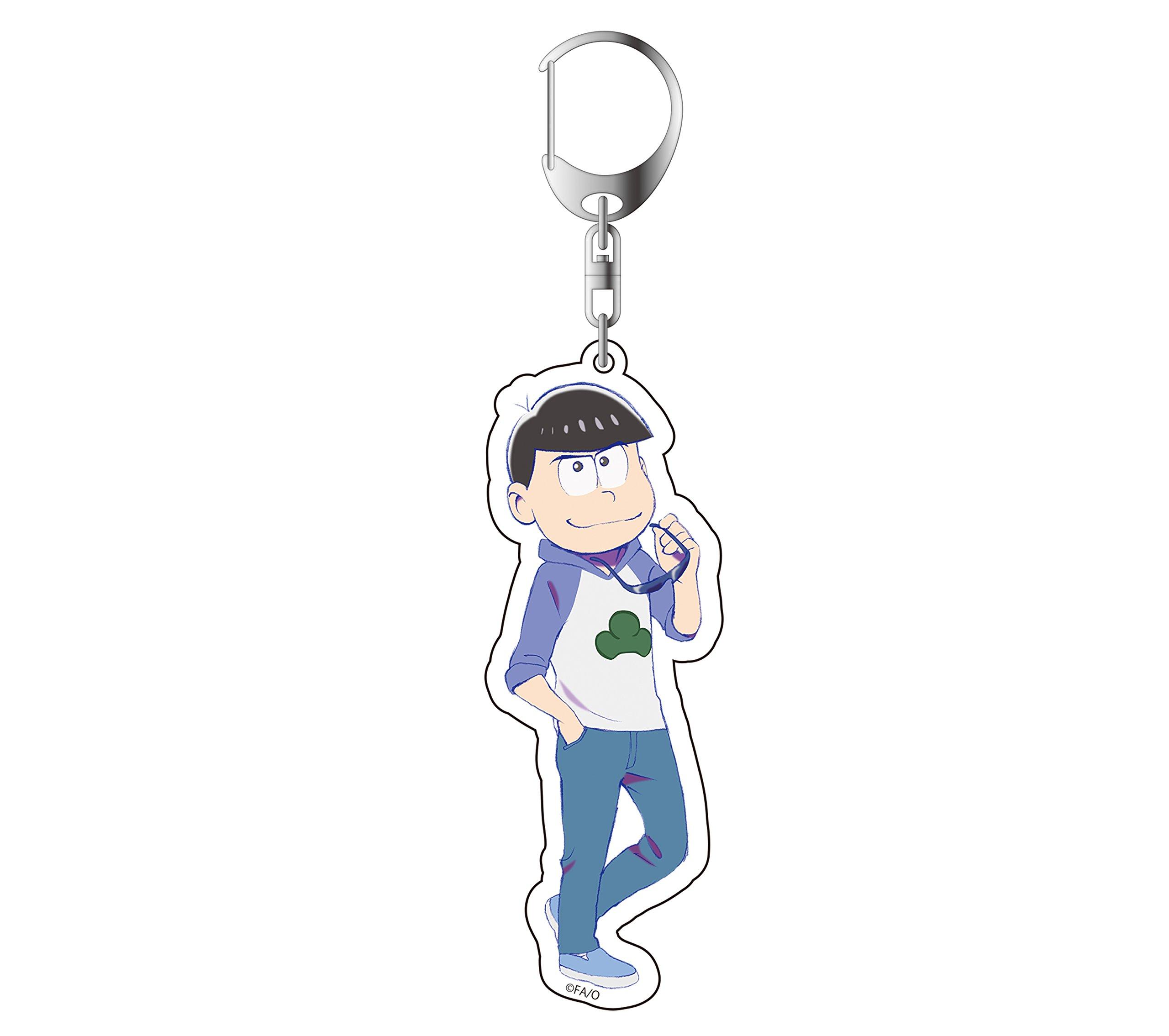 

Karamatsu Acrylic Keychain Raglan Osomatsu-san Vol.1