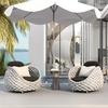 Rattan Weave Outdoor Sofa Set for Garden Terrace and Sunroom