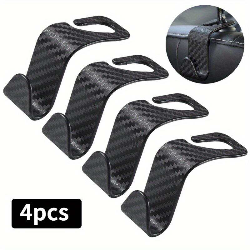 

4pcs Universal Auto Seat Headrest Hook Storage Hanger Car Vehicle Back Seat Organizer Holder Car Interior Accessories чёрный