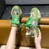 Fashion Women's rhinestone sneakers fashion luxury rhinestone ladies shoes 2025 new outdoor thick sole women's vulcanized