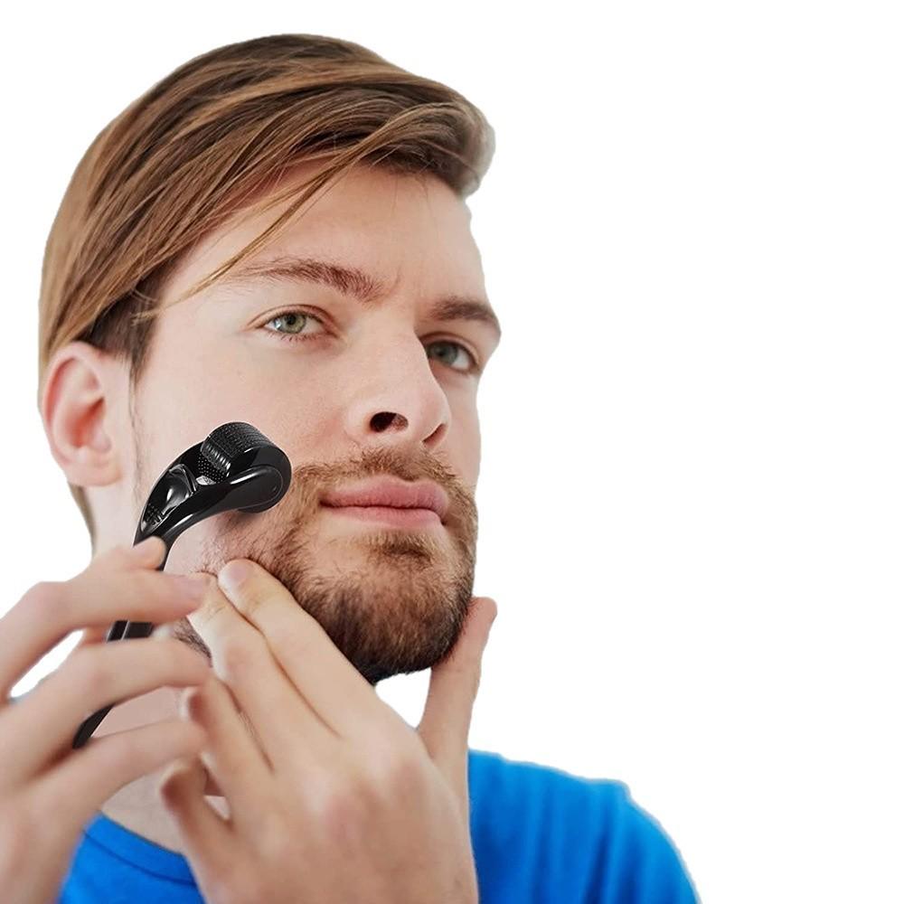 Beard Growth Kit with Roller & Growth Oil