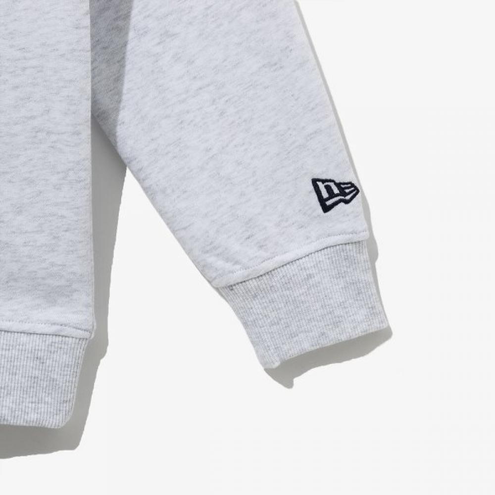 New Era Kinder Mlb New York Yankees Team Logo Sweatshirt Heather Grey 14681103
