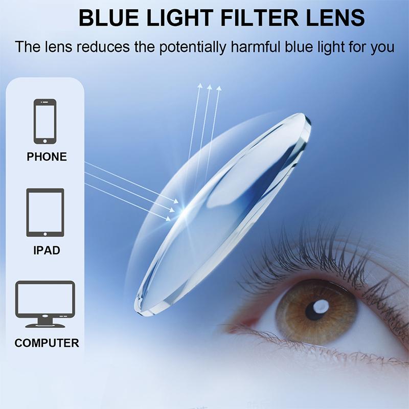 2PCS Blue Light Blocking Reading Glasses Anti-Fatigue Unisex Oversized Frames Spring Hinges for Comfortable Vision Protection