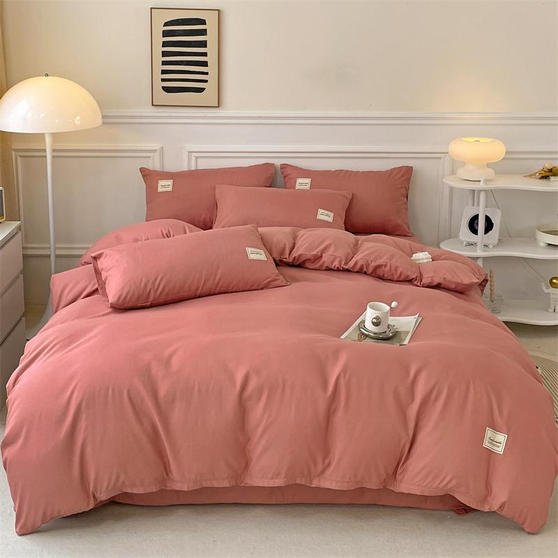 Solid Color Duvet Cover Polyester Quilt Cover 150x200 Comforter Cover Girls Boys Room Bedding funda nordica (No Pillowcase)