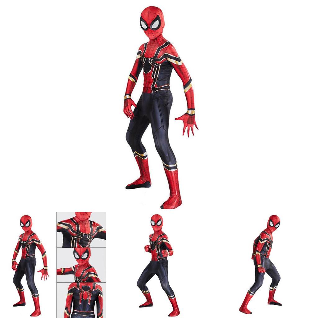 Iron Spiderman Anzug Superheldenkostüm Cosplay Jumpsuit Mit Exquisiter Verarbeitung