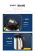 Stainless Steel Double-Layer Vacuum Thermos Flask Rooster Ji Gong Pot - Large Capacity Hot Water Bottle for Home Use