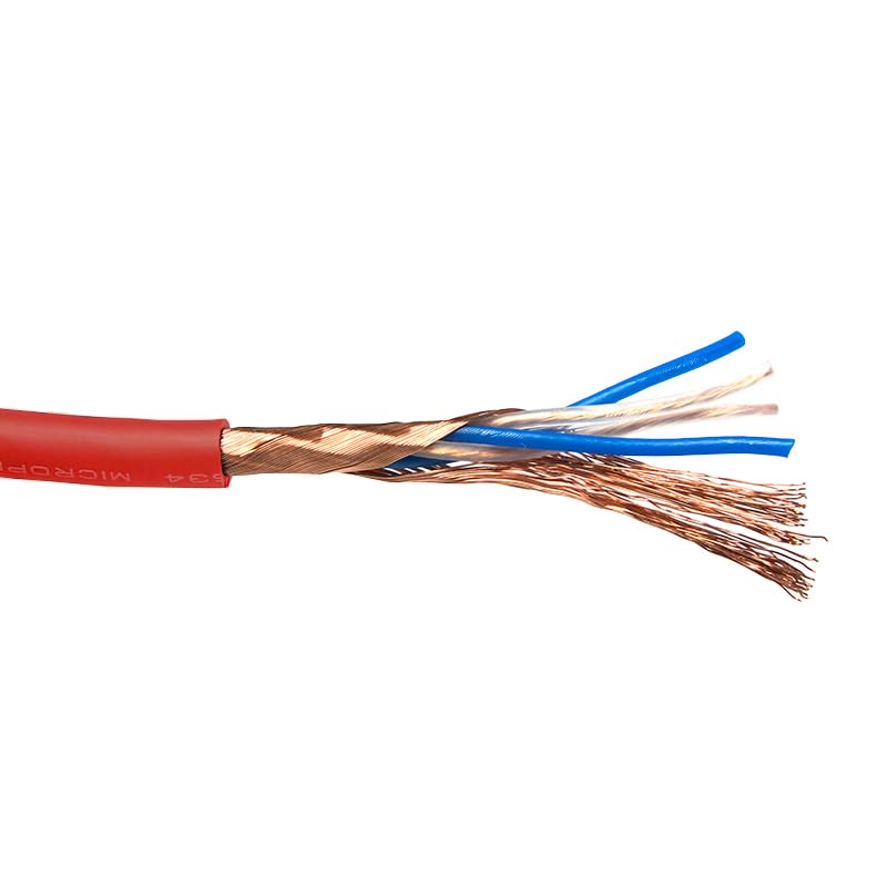 

Mogami 2534 Neglex Quad Microphone Cable, Red, 50m