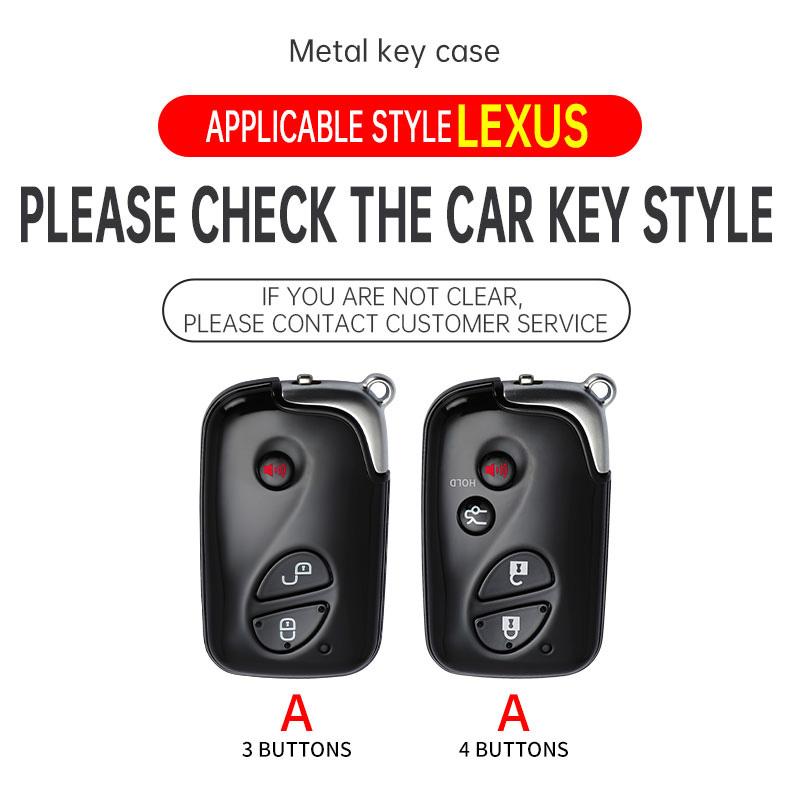 3 4 Buttons Carbon Style Abs Car Key Case Cover Fob For Lexus Gs430 Es350 Gs350 Lx570 Is350 Rx350 Is250 Protecter Accessories