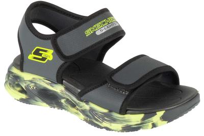 S-Lights: Sola Glow Sandal - Fusion Brights, for Boy Grey Sandals