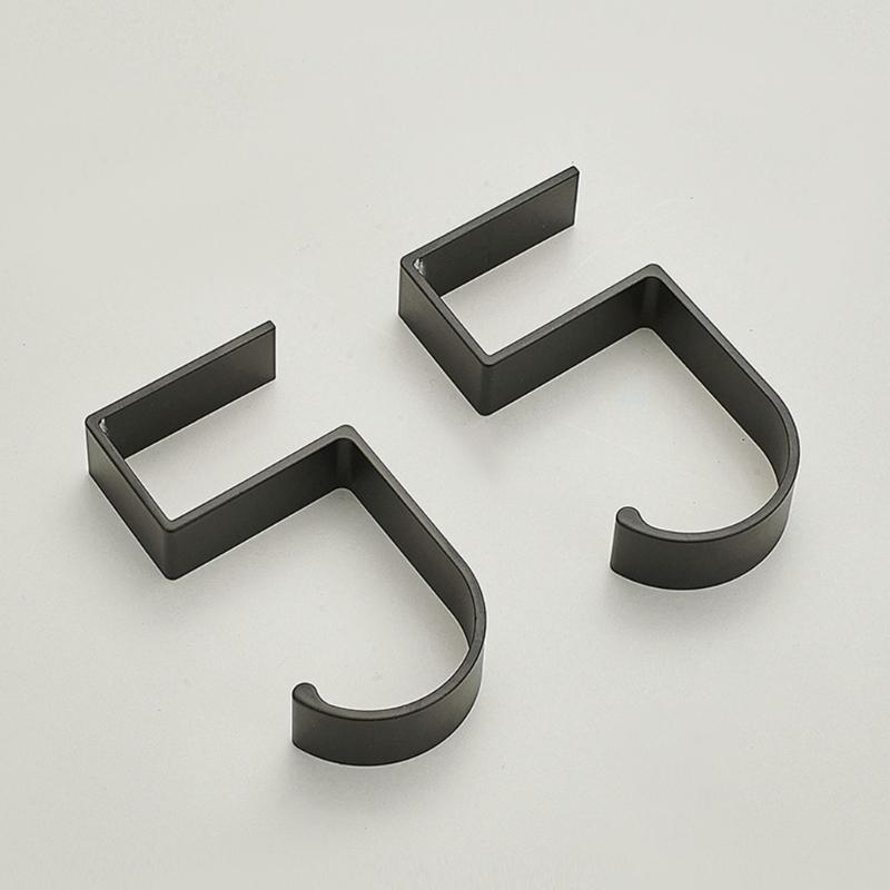 Ryggsäckskrok för skrivbordssida för studenter Metallhängare för skolväska Aluminiumväskhängare för skola Klämkrok för under skrivbord